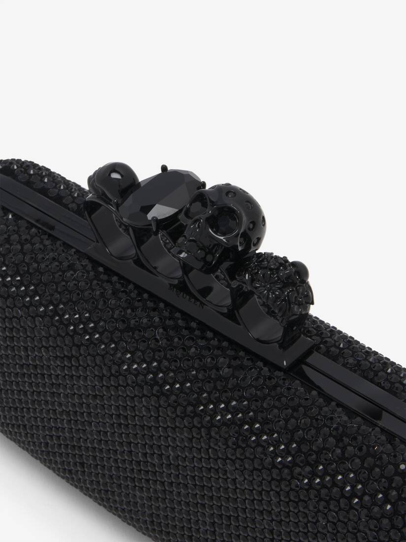 Alexander McQueen 长款Knuckle Clutch指环手拿包
