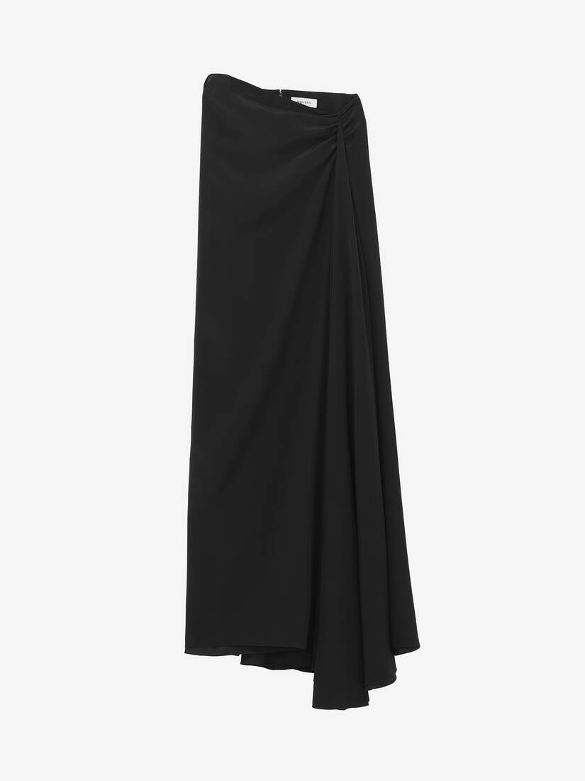 Alexander McQueen 不对称腰线超长裙