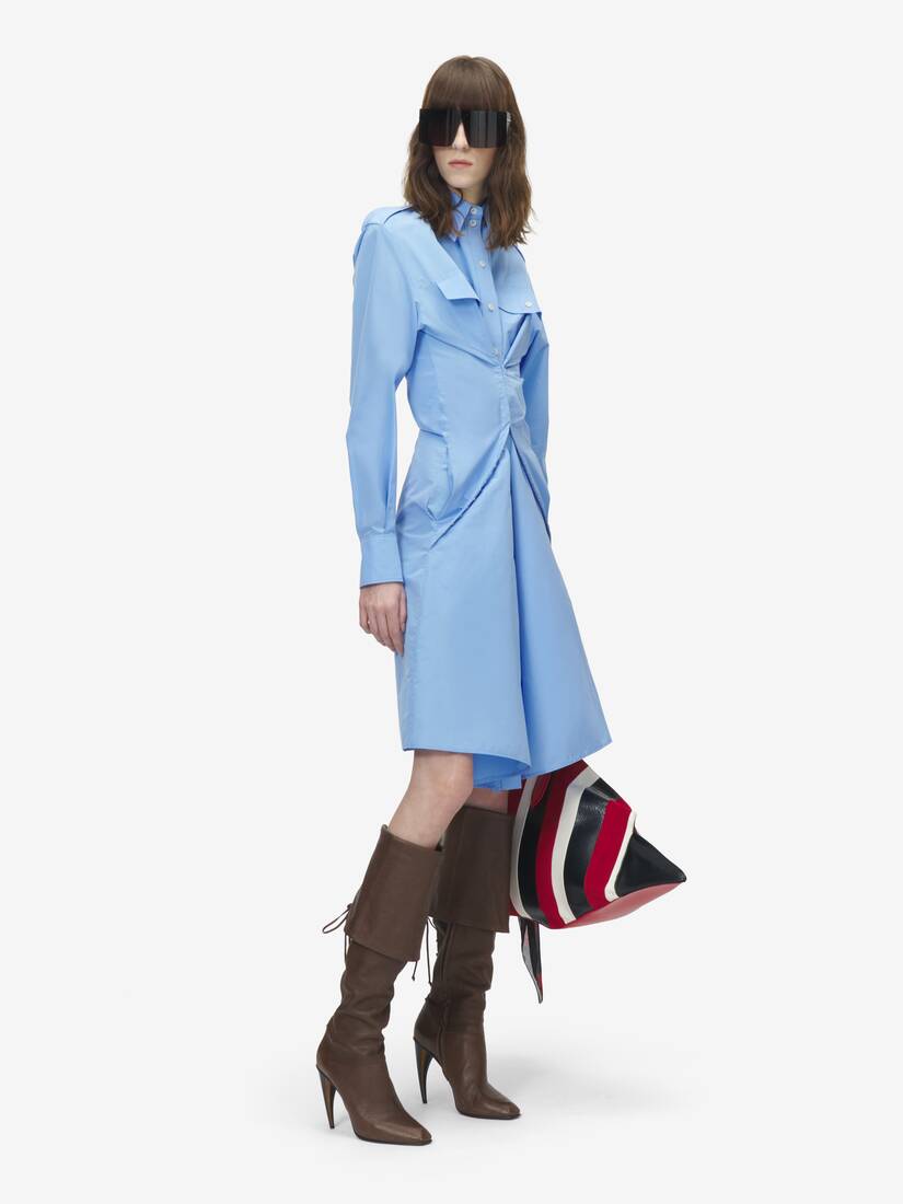 Alexander McQueen 缩褶衬衫裙