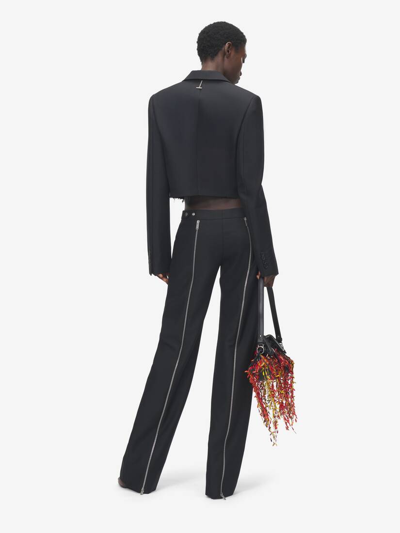 Alexander McQueen 短款单排扣夹克