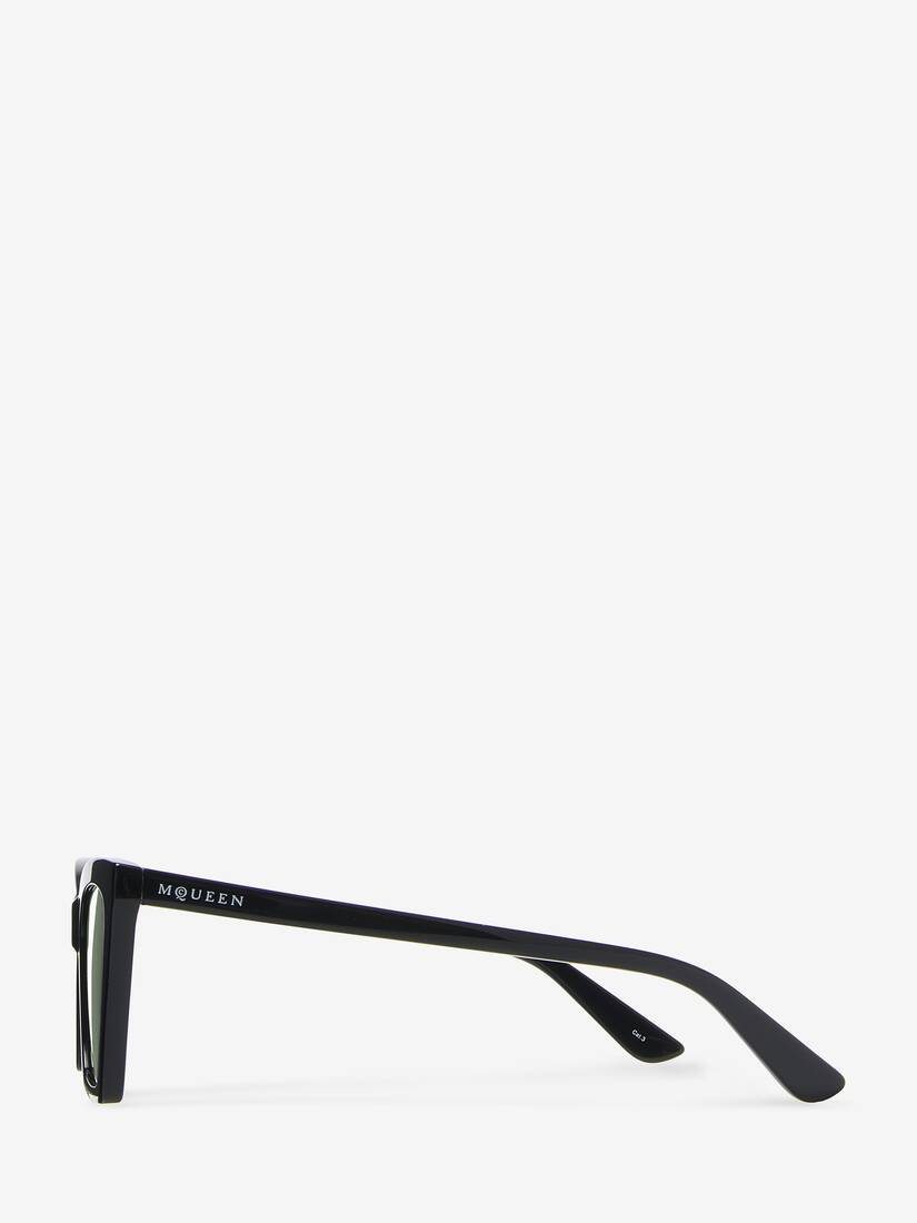 Alexander McQueen 尖角几何猫眼太阳镜