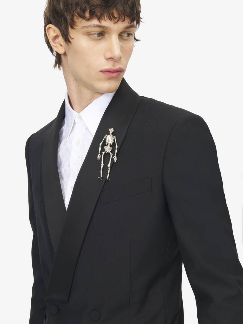 Alexander McQueen Dancing Skeleton别针胸针