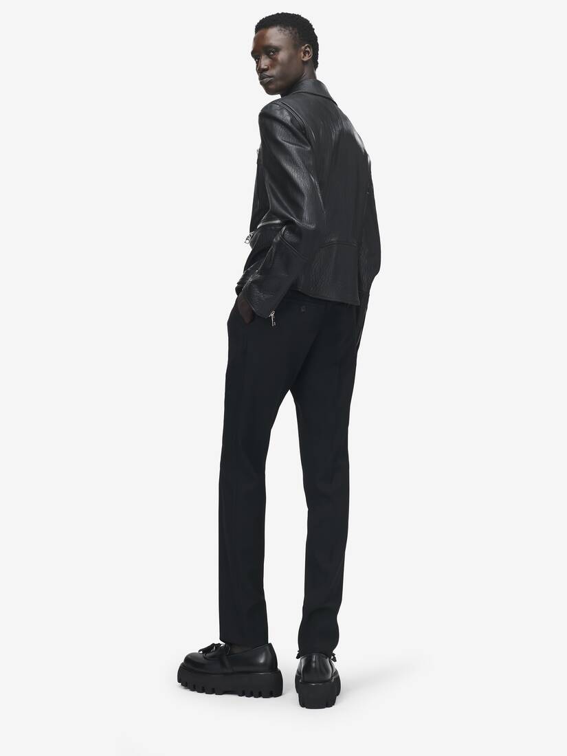 Alexander McQueen McQueen 经典皮革机车夹克