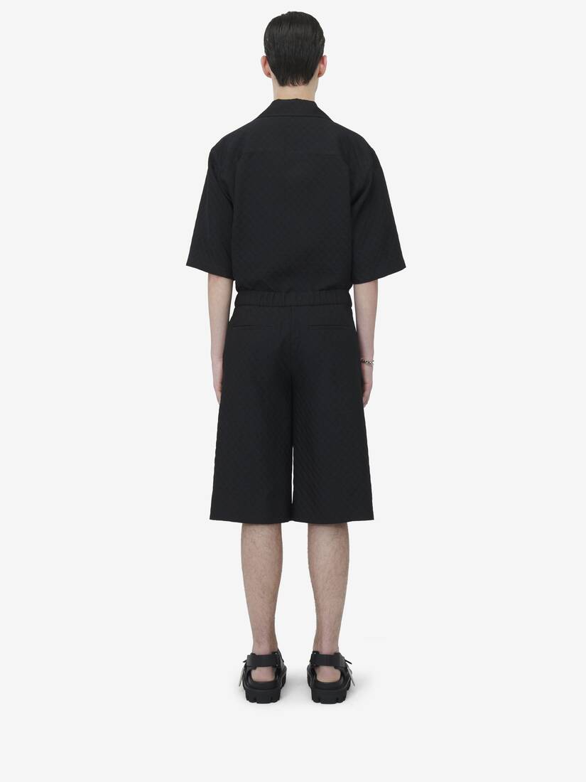 Alexander McQueen Skull提花短裤
