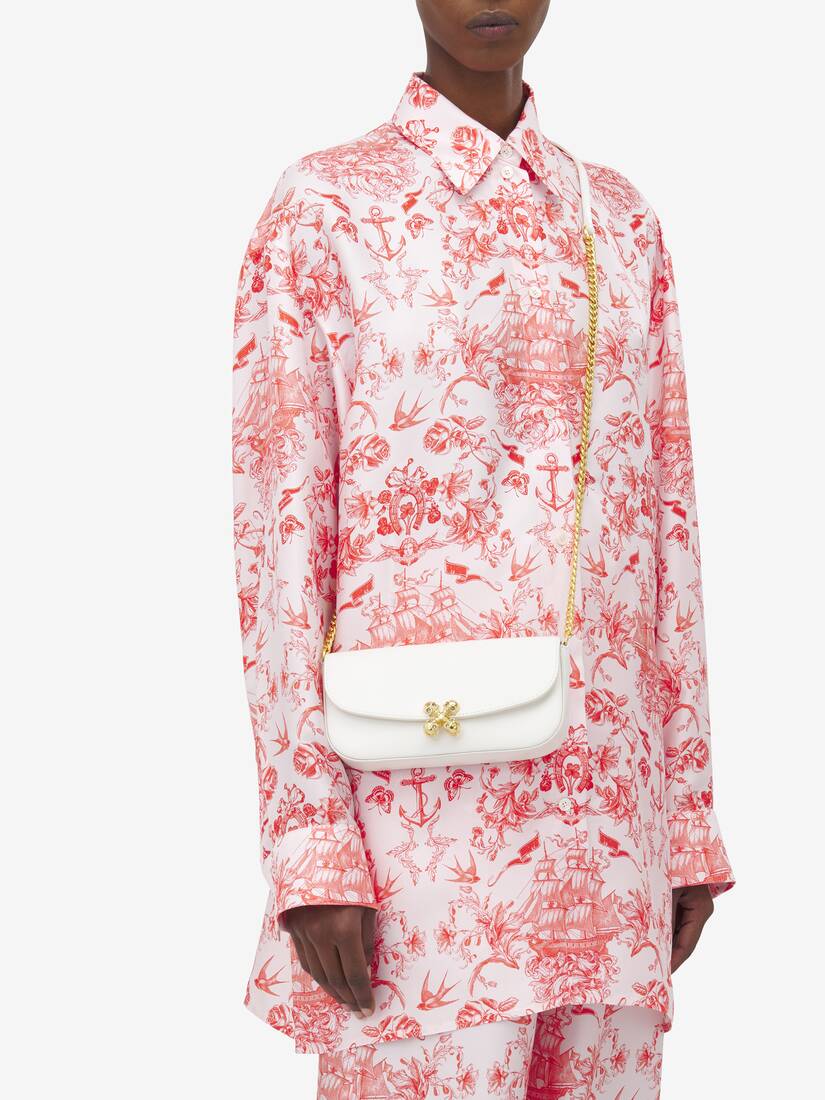 Alexander McQueen 小号McQueen Skull Flower手袋