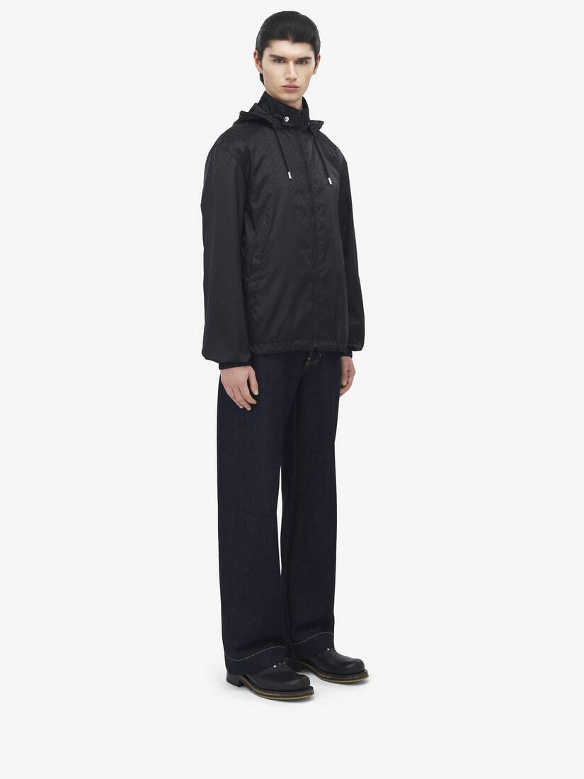 Alexander McQueen Skull提花风衣