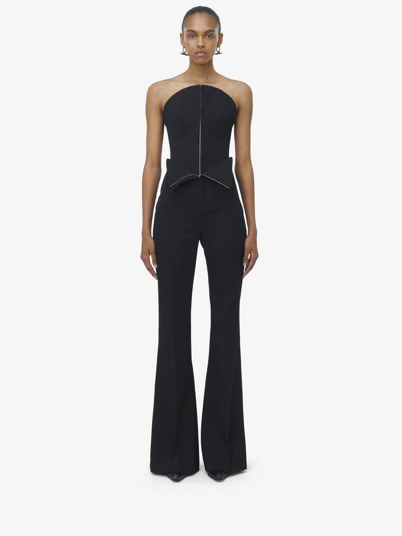 Alexander McQueen 高腰翻折精裁长裤