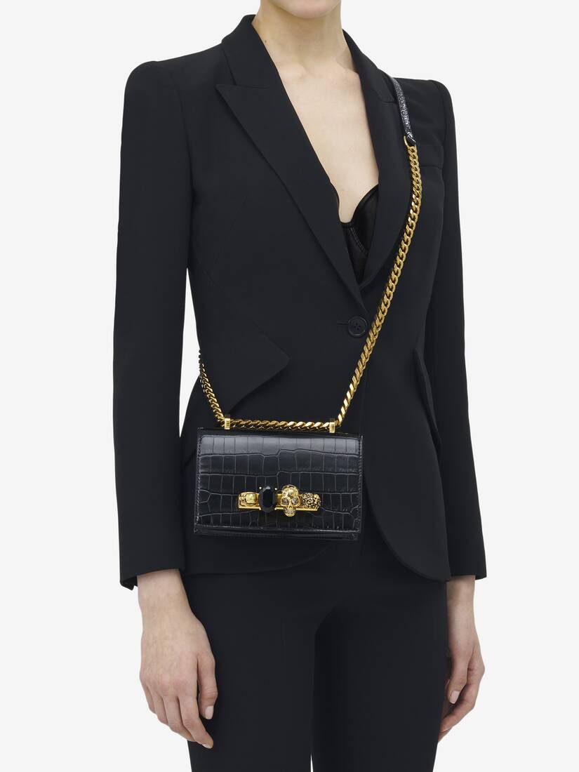 Alexander McQueen 迷你Jewelled Satchel手袋