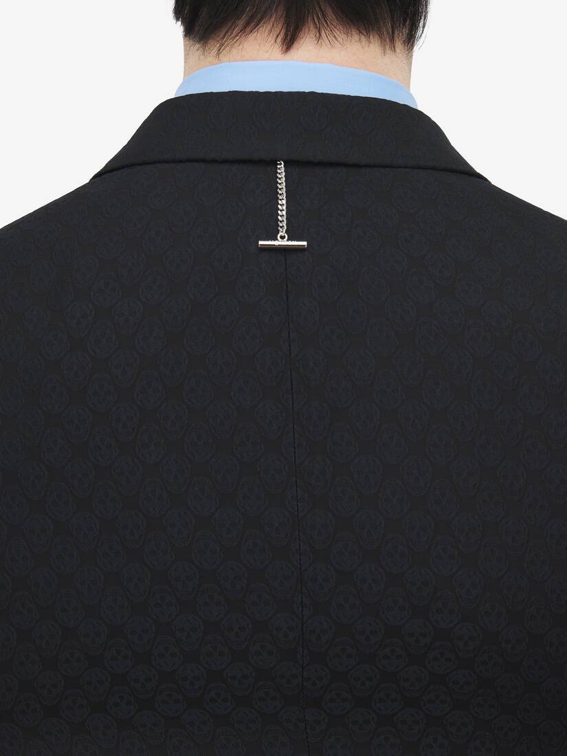 Alexander McQueen Skull提花解构夹克