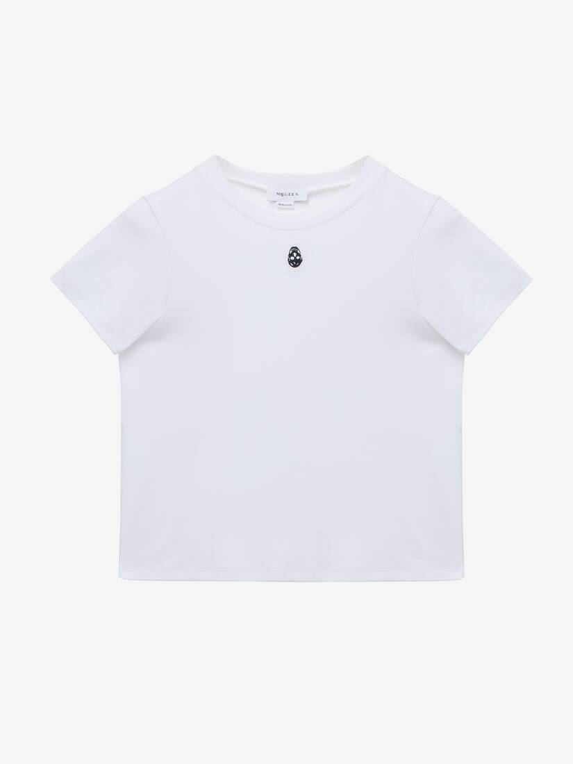 Alexander McQueen Skull刺绣T恤