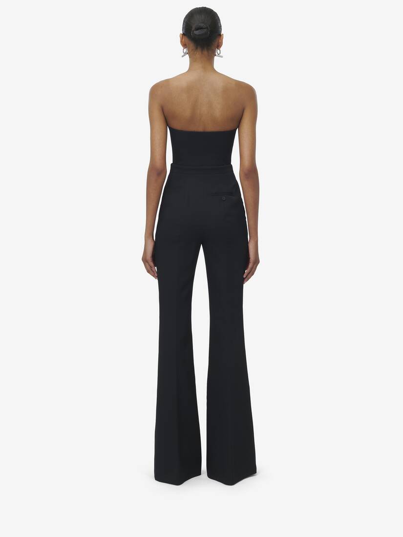 Alexander McQueen 高腰翻折精裁长裤