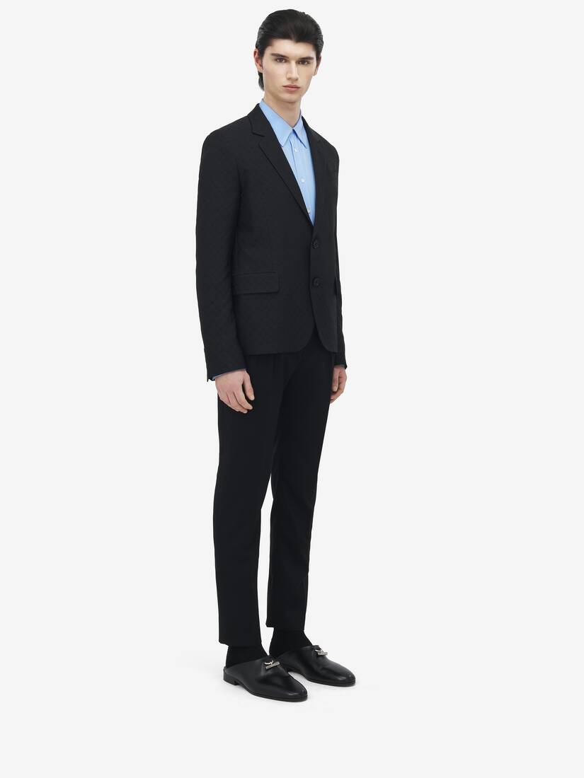 Alexander McQueen Skull提花解构夹克