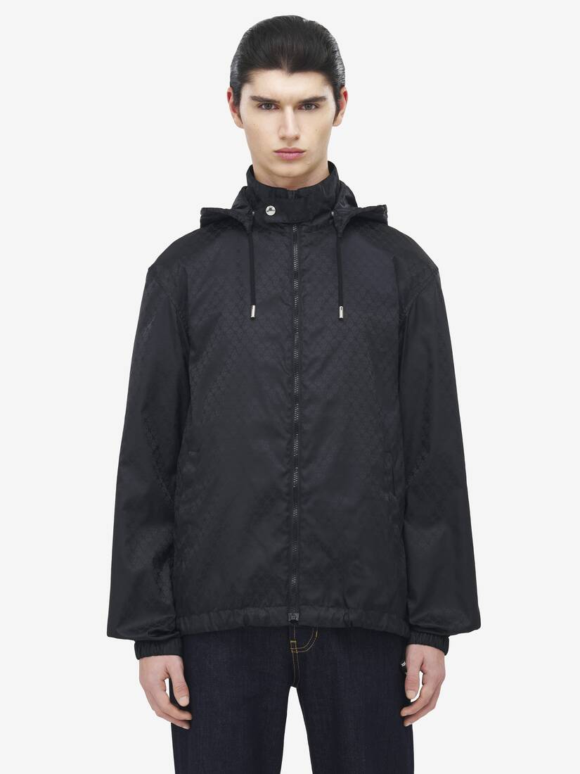 Alexander McQueen Skull提花风衣