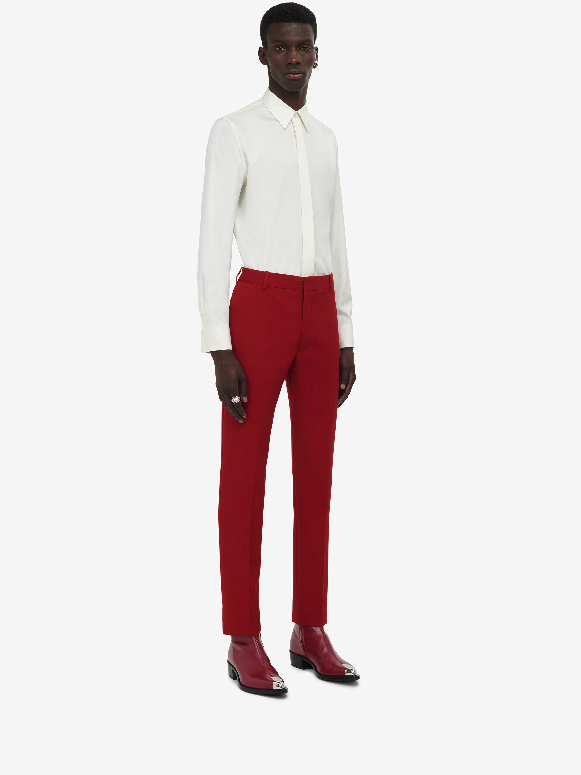 隐藏式门襟衬衫 | 男士 | Alexander McQueen
