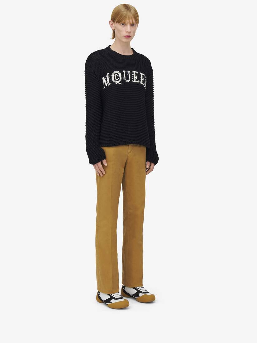 Alexander McQueen McQueen标志纹理套衫