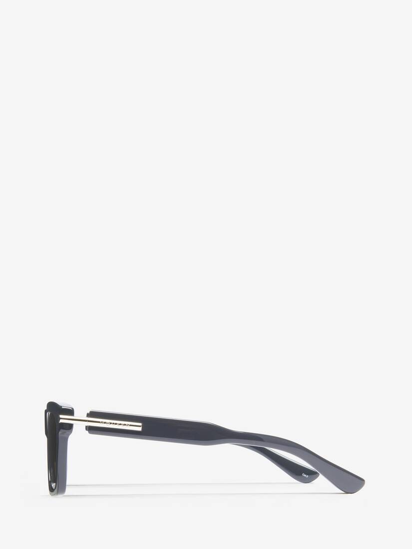 Alexander McQueen City T-Bar长方形太阳眼镜