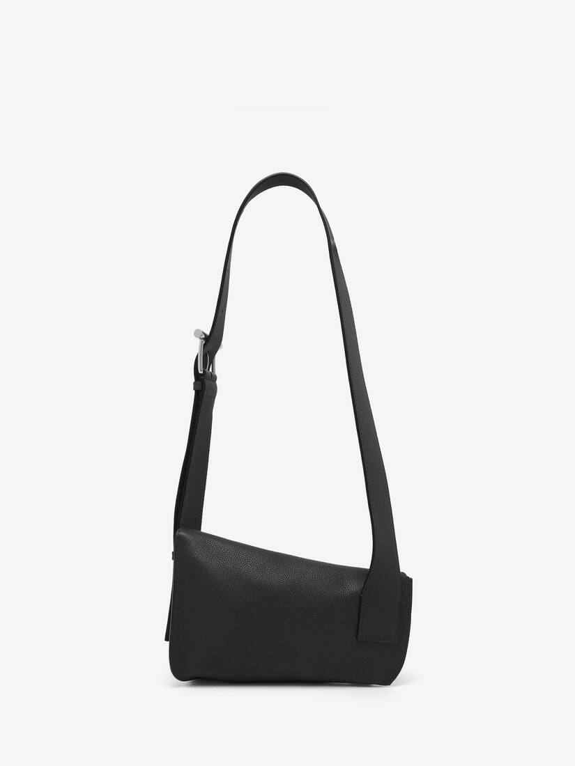 ショルダーバッグ・ポシェット alexander mcqueen SS25 SLING POUCH (813535 1VDCM 1000) Women's McQueen T-Bar Sling Pouch in Black | Alexander