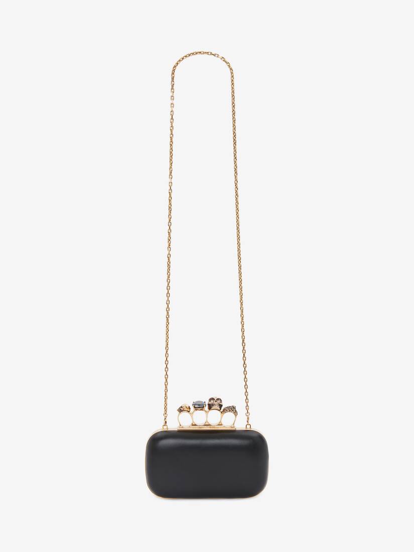 Alexander McQueen Knuckle链条手拿包