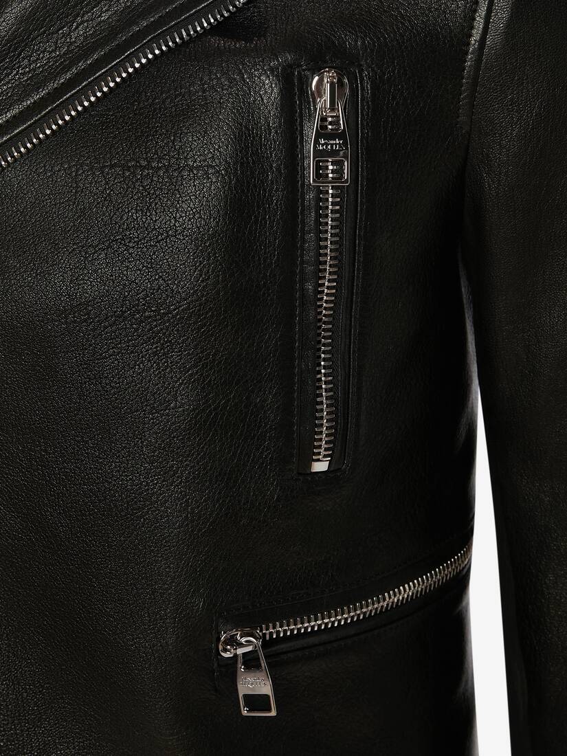 Alexander McQueen McQueen 经典皮革机车夹克