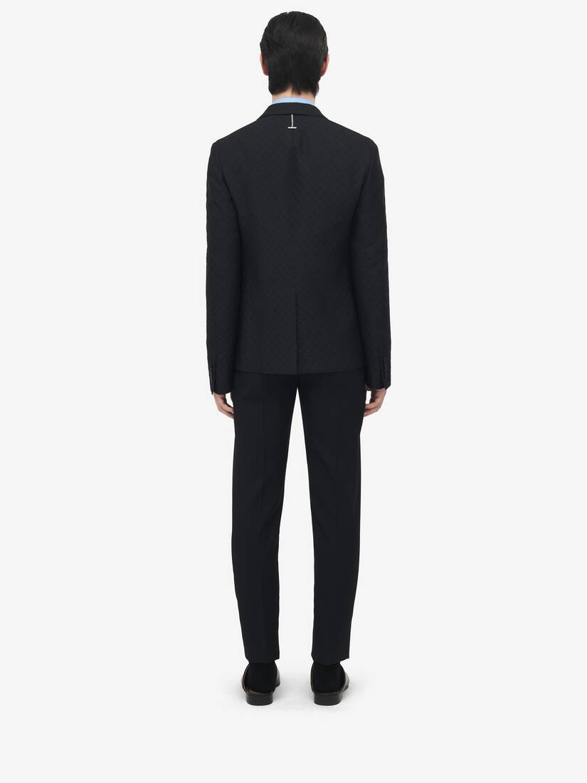 Alexander McQueen Skull提花解构夹克